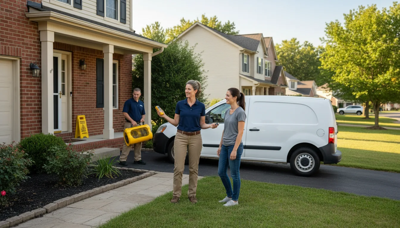 Water restoration image for Home Water Damage Repair in Elora, TN